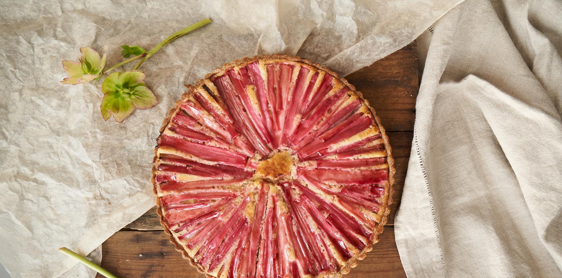 rhubarb tart