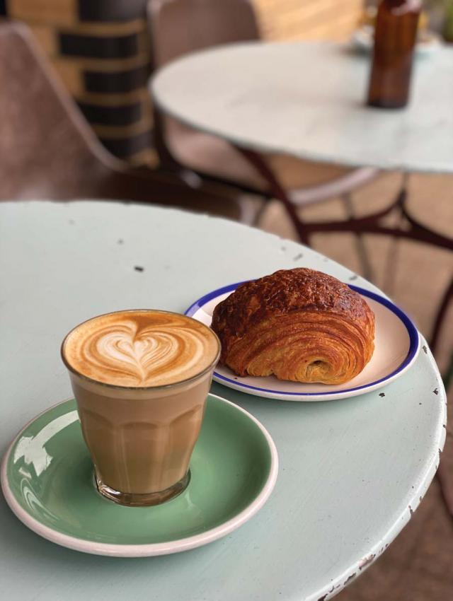 coffee and pastry